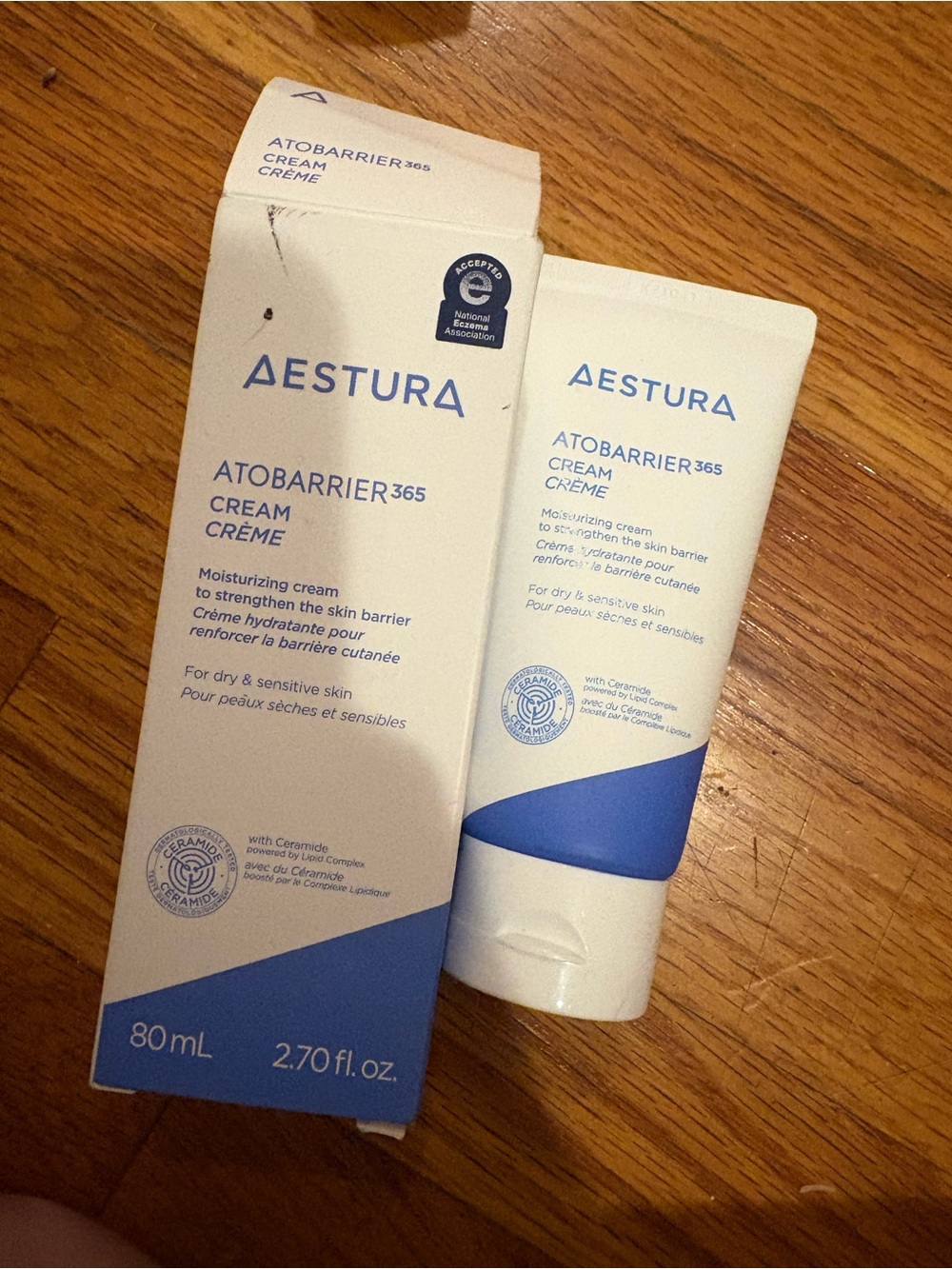Atobarrier 365 Moisturizing Cream - White & Blue
